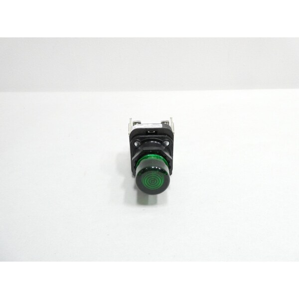 ILLUMINATED GREEN 120V-AC PUSHBUTTON